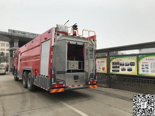 國五重汽豪沃16噸泡沫消防車